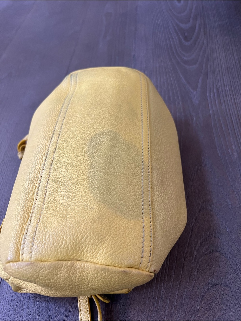 Givenchy Pandora Small Yellow Pebbled Leather Crossbody - Picture 8 of 14